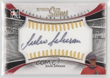 2011 ITG Heroes and Prospects Gold Stitch /19 Julio Teheran #BTS-JTE Auto 0a6