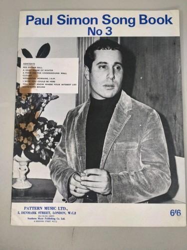 Sheet Music 1960s 1970s Job Lot, Paul Simon Songbook No 3 , Dave Clarke Five - Picture 2 of 12