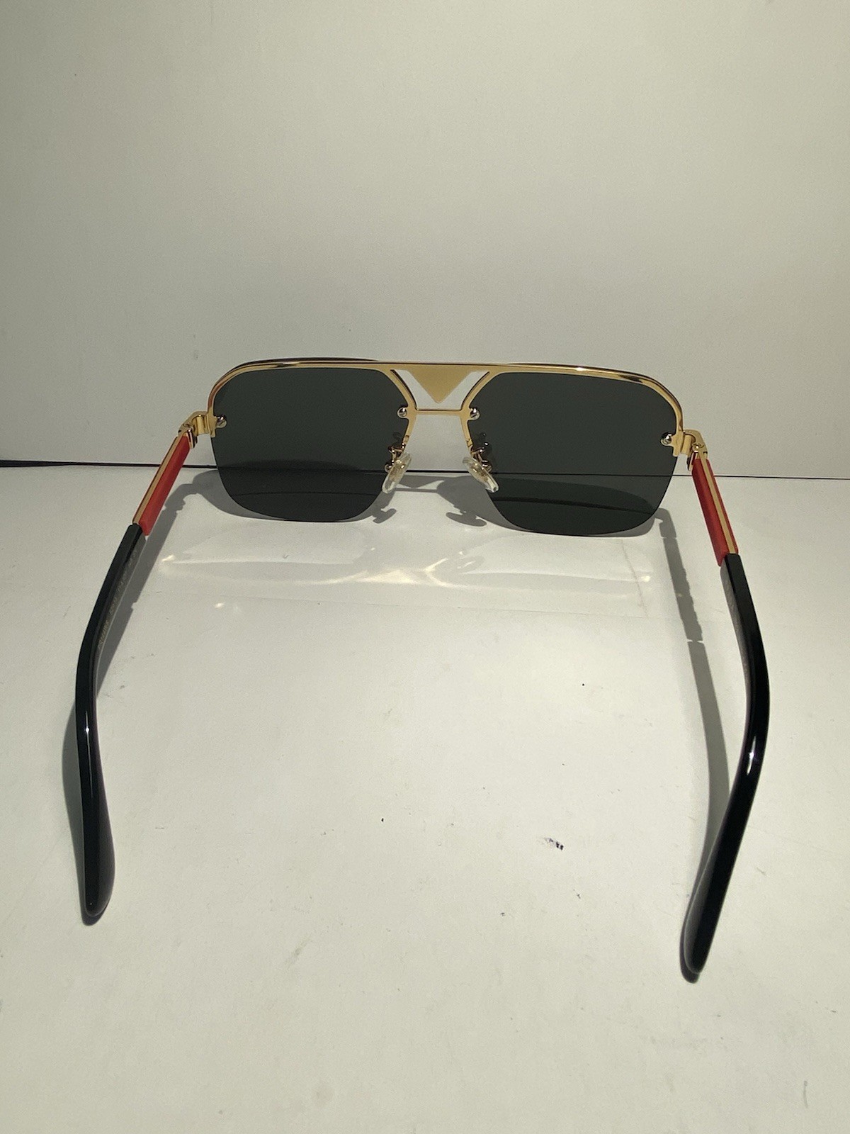 PRADA Men's Sunglasses New PR 144WS 62-13 11A 101 15 3N Gold Frames / Gray Lens thumbnail 8