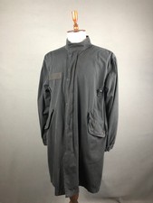 AllSaints Men's Trench Coat Size M Black Cotton
