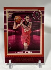 2024-25 Panini Hoops Jaylon Tyson RC Red /75 Color Match