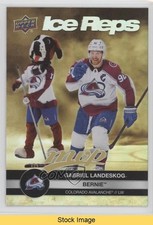 2023 MVP Ice Reps Gold Gabriel Landeskog Bernie the St Bernard #IR-16 READ 05ql