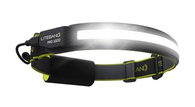LITEBAND PRO Rechargeable LED Headlamp, 1000 Lumens, 210° Wide Beam, Hard Hat...