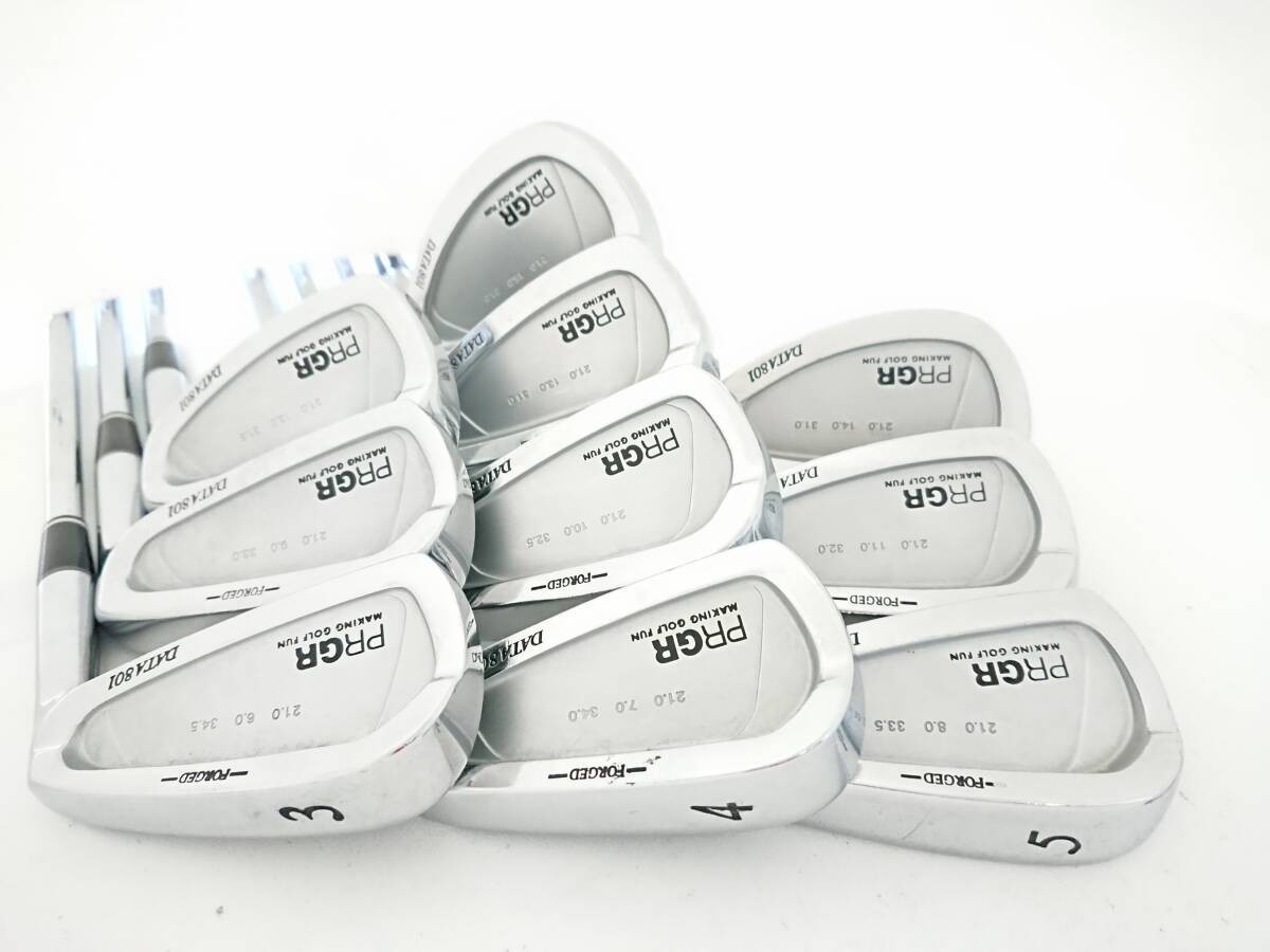 PRGR DATA801 FORGED M43 STEEL 3-9I,P,A,S