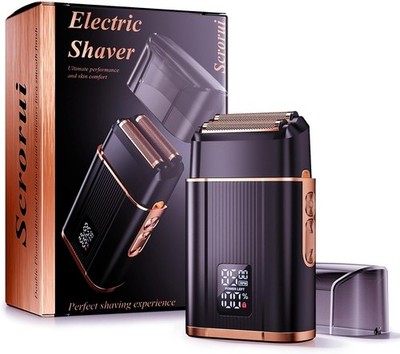 Foil Shavers High Speed Double Floating Blades Electric Razor, with LED Display