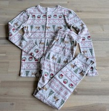 GAP Kids Organic Cotton Holiday, Christmas Pajama Set Size 10
