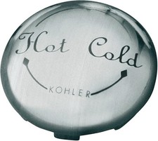 KOHLER K12001G Fairfax Single Control Plug Button Brushed Chrome