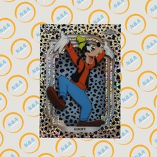 2024 Topps Disney Chrome Black & White Speckle Goofy /101 Mickey & Friends