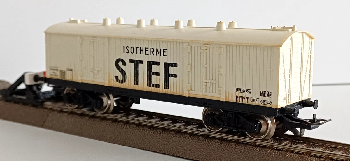 Jouef ho : lot de 5 wagons marchandises Stef Sncf