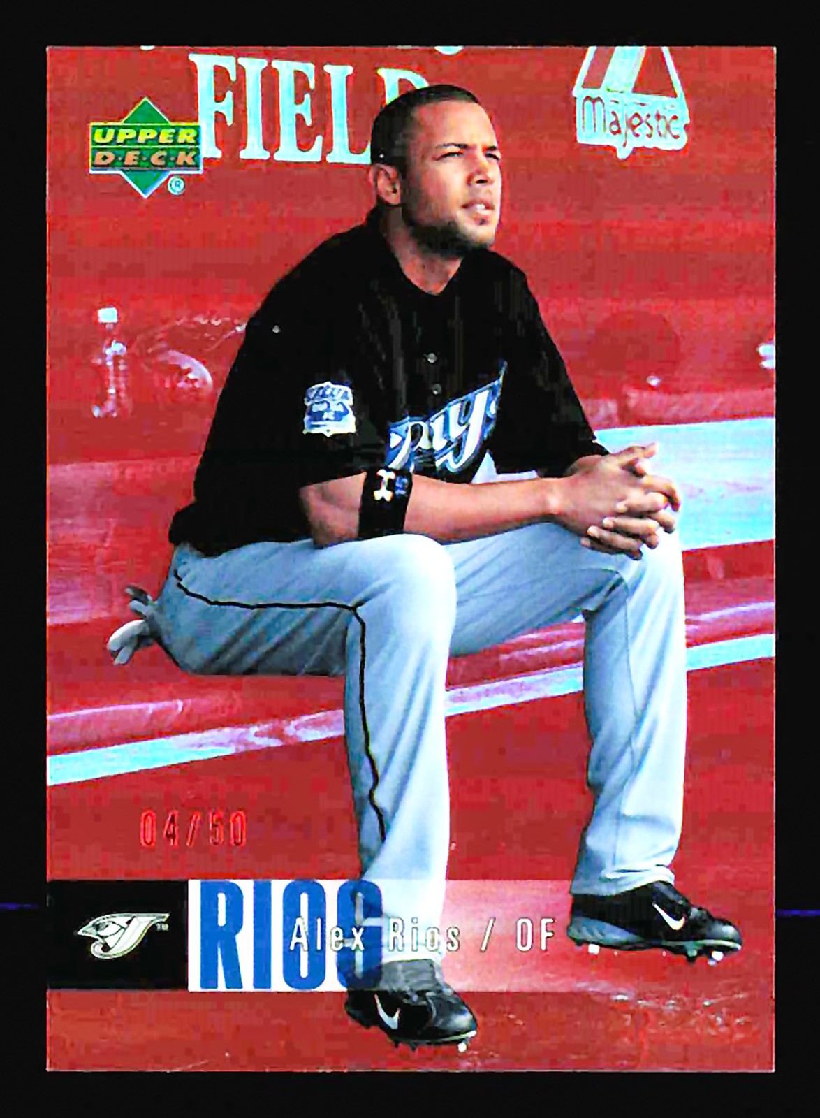 2006 Upper Deck Special F/X #469 Alex Rios /50 Red Toronto Blue Jays