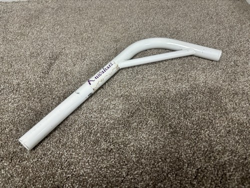 80's OLD SCHOOL KUWAHARA BRACED LAID BACK SEAT POST JAPAN (Stamped)