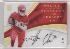 2017 Panini Immaculate Rookie Auto Gold 12/25 Jehu Chesson #148 Auto 7xr