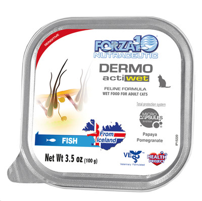 Forza10 ActiWet Dermo Support Icelandic Fish Recipe Canned Cat Food