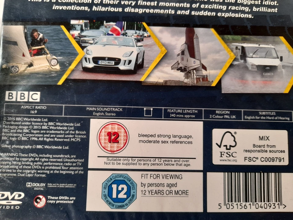 Top Gear: Greatest Hits (DVD, 2015, 2 Disc Edition, Slipcover)- Jeremy Clarkson - Image 3 of 4