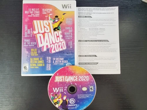 Just Dance 2020 (Nintendo Wii, 2019) COMPLETE GCM CIB