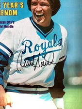 CLINT HURDLE KANSAS CITY ROYALS SIGNED AUTO 1978 SPORTS ILLUSTRATED MAGAZINE