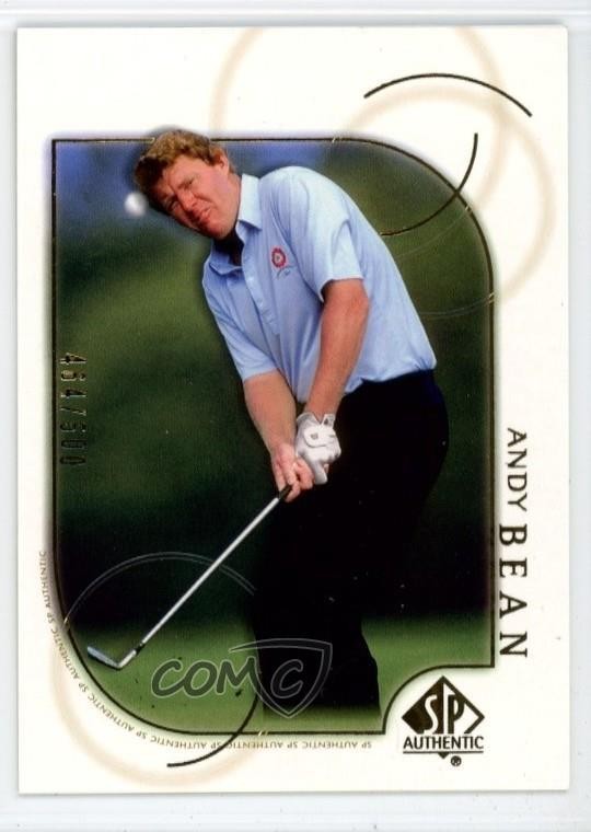 2001 SP Authentic Gold /500 Andy Bean #7 1u5y
