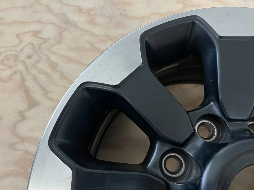 2017 - 2024 Dodge Ram 2500 Wheel Rim 17x8" Factory OEM 2599 Black Machined - Image 2 of 4