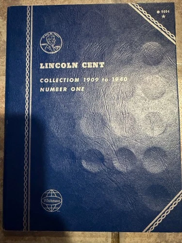 Lincoln Wheat Cent Collection Album 1909–1940s Many Coins Filled Vintage Estate