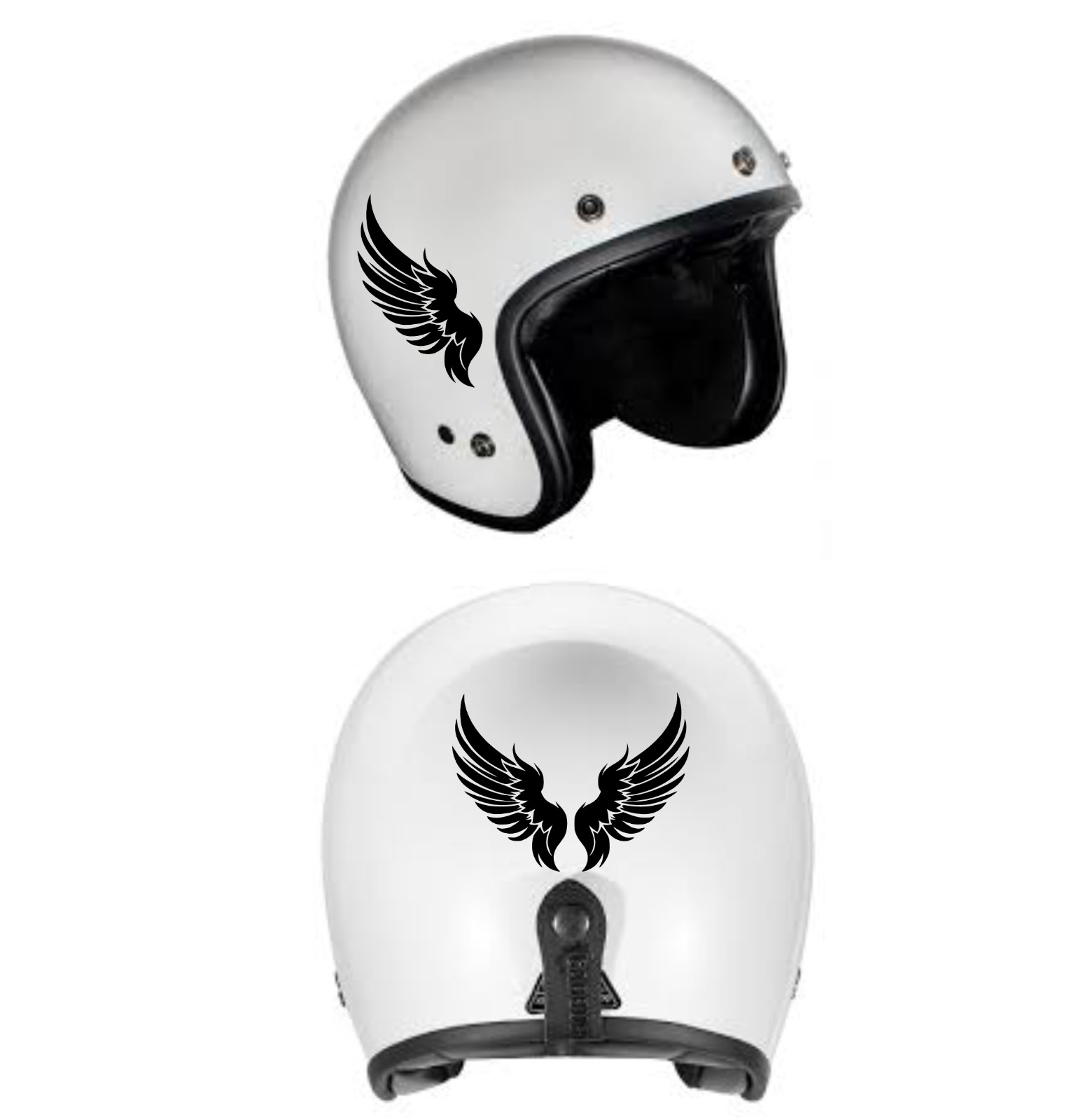 KIT ADESIVI CASCO MOTO (2 PZ) ALI set Decal scooter sticker Helmet C0072 foto 4