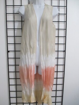 CHISO'S   SIZE O / 2 / 4==TIE DYED / CRINKLED / OPEN FRONT / TOPPER / BLOUSE