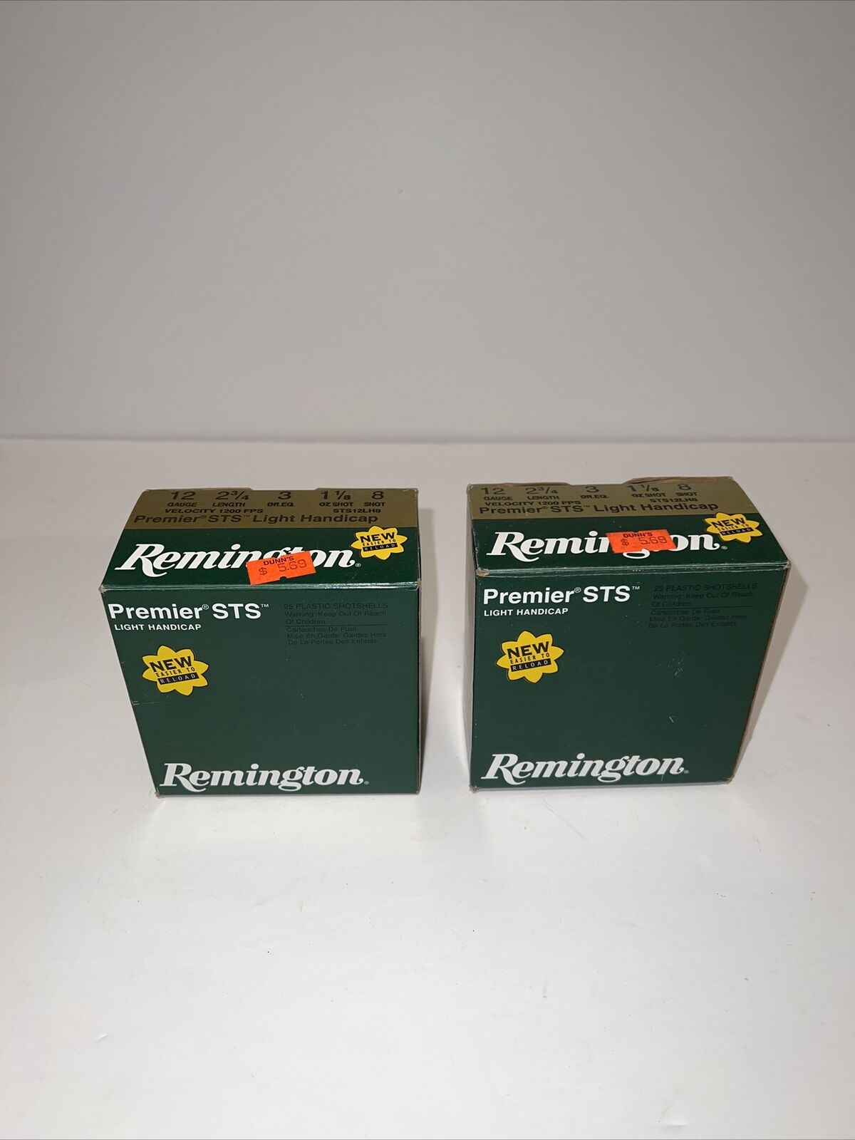 Lot of 2 Vintage Remington Premier STS Light Handicap 12 Ga. Emp
