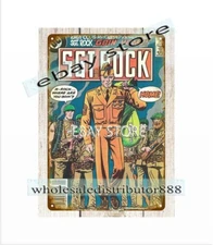 1984 Sgt. Rock Comics war metal tin sign plaque outdoor reproductions
