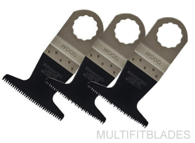 3 x 2-1/2'' Curved Edge Japan Tooth Saw Blade- Fein Supercut, Festool Vecturo Fit