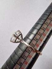 Bague Argent 925 Avec Cristal De Roche Naturel - Taille 51, Pierre 23x13x7mm