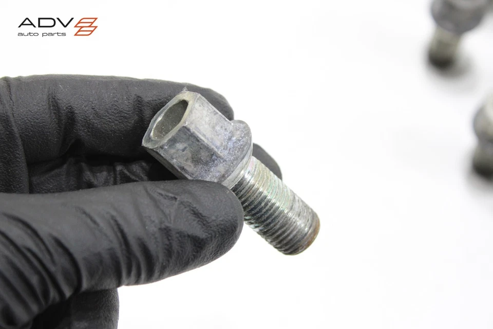 2012 - 2018 AUDI A6 S6 PARAFUSOS DE PORCA DE RODA ARO COM TAMPA DE TAMPA FABRICANTE DE EQUIPAMENTO ORIGINAL - CONJUNTO - - Imagem 4 de 4