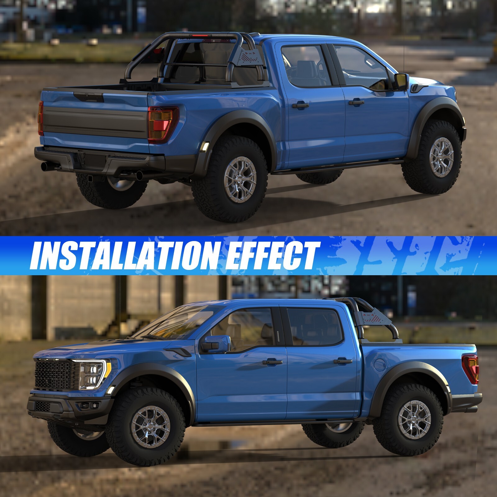 Truck Adjustable Steel Bed Roll Bar for Silverado/Ram/Sierra 1500/Tundra /F-150