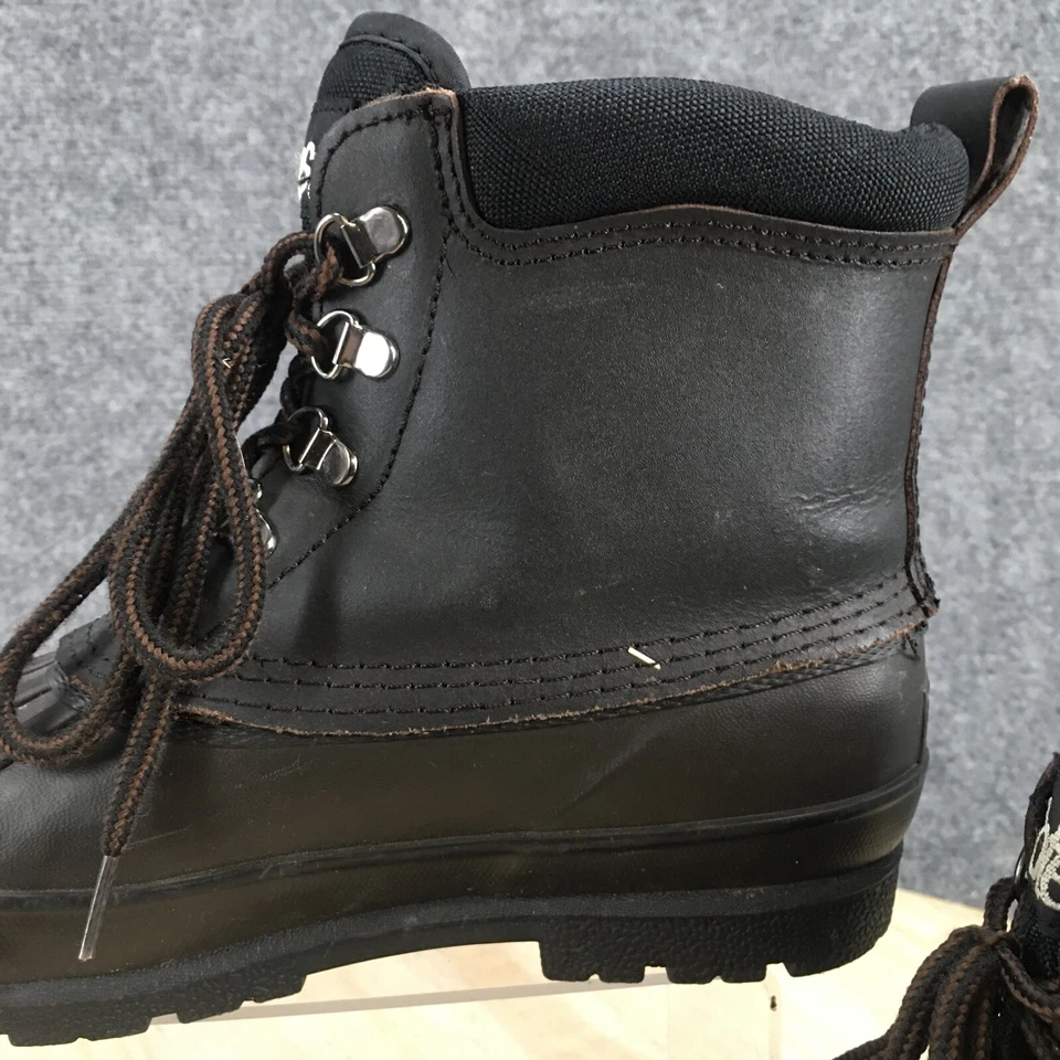 Totes Boots Womens 5 M Dakotah Thermolite Steel Shank Duck Winter Snow Black - Image 4 of 4