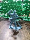 Vintage Marx Custer's Last Stand Playset Powder Blue In Confederate Poses #8
