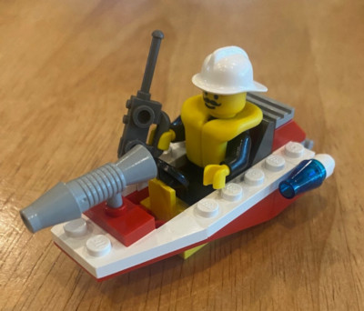 LEGO System 1248 Fire Boat 24 Pcs Complete
