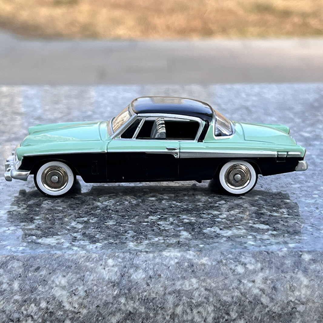 GFCC 1/43 Studebaker Speedster Coupe 1955 Black/Green Diecast Car