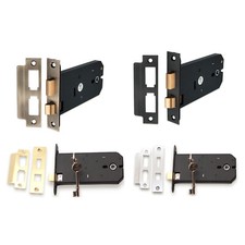 Sash Lock 6’’ Brass 3 Lever Mortice Traditional Lock Horizontal Gate Door Latch