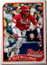 2024 Topps 💎Elly De La Cruz (RC)💎 1989 Topps Retro #69 (Reds)