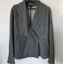 Jessica Grey Wrap Sweater Small 6-8