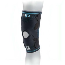 Image of Ultimate Performance Advanced Compression Knee Support Black Gym Mens Womens