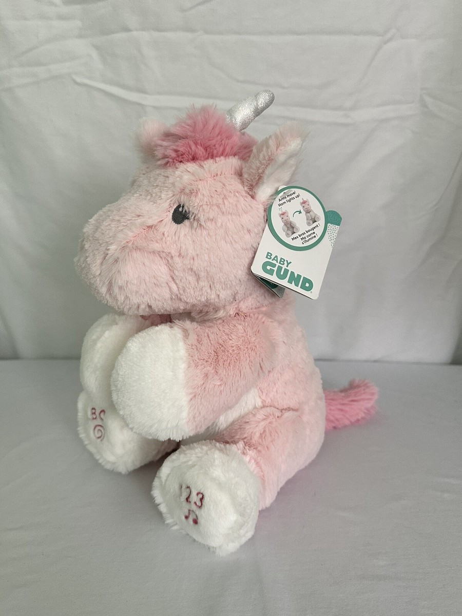 DOESN'T WORK GUND Baby Alora The Unicorn Animated Plush, Stuffed