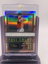 2023 Panini Three and Two Grayson Rodriguez Gold Full Count #/25