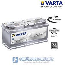 BATTERIA VARTA H15 START&STOP PLUS 105AH 950A di spunto 394x175x190 605901095 SI