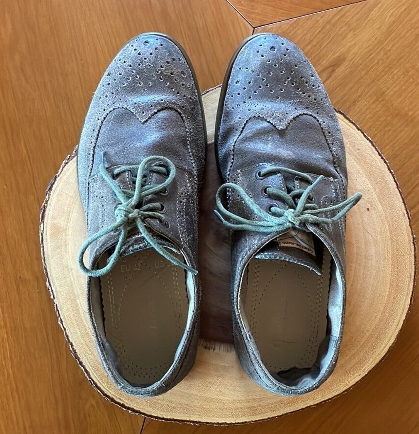 Calvin Klein distressed wingtip derby shoe Men display picture 3