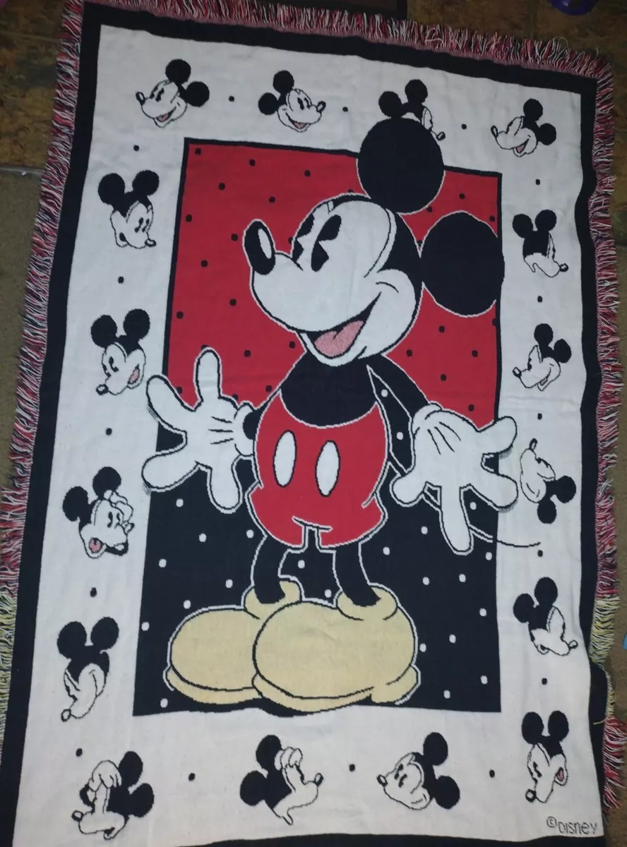 Old mickey outlet mouse blanket