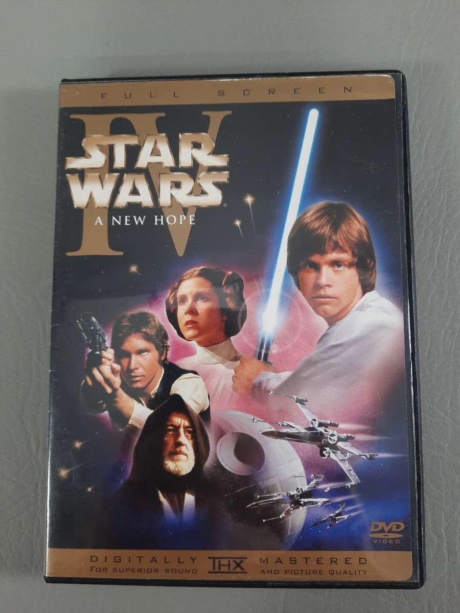 Star Wars IV A New Hope (DVD, 2004) FULL SCREEN | eBay