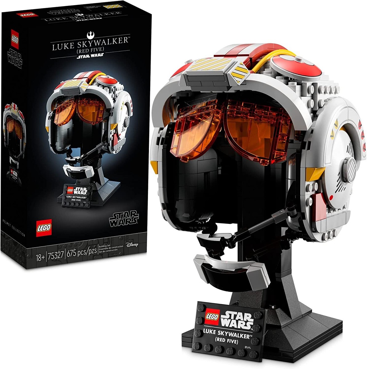 NEW! LEGO Star Wars Luke Skywalker (Red Five) Helmet 75327