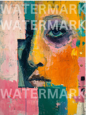 Digital Photo Image Abstract Painting Picasso Style Picture Art Wallpaper