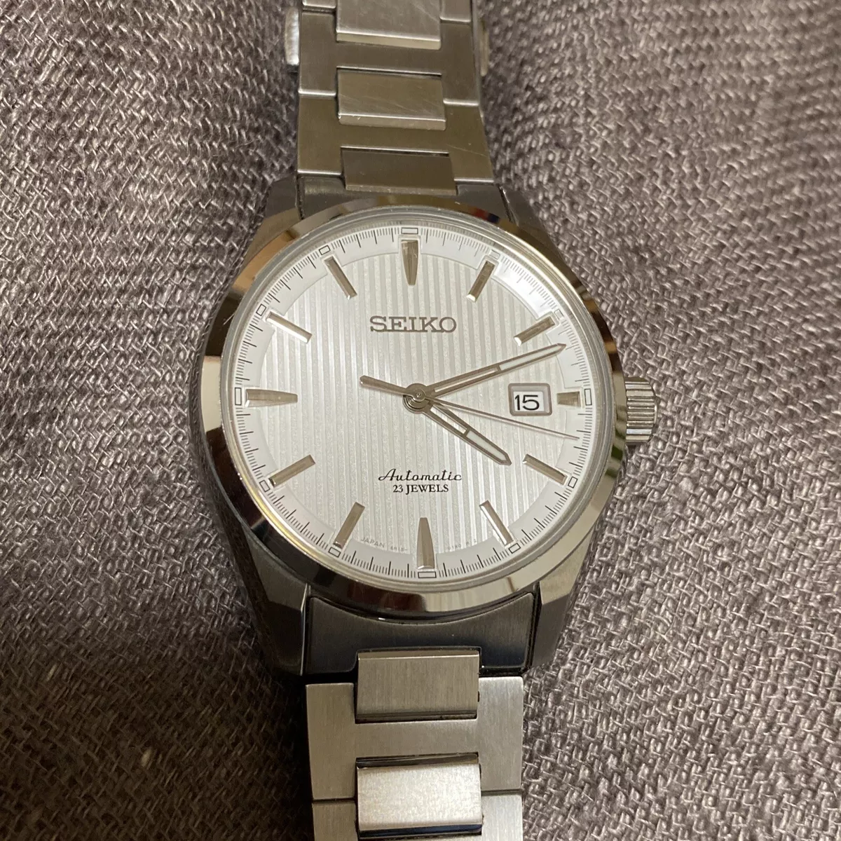RARE Seiko Presage mechanical Watch SARX013 JDM White Dial Automatic 6R15