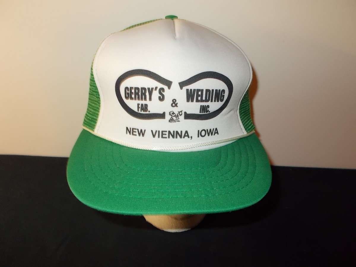 Casquette Snapback Vintage Gerry's Welding Vienna Iowa - Maille Années 80 - Style Camionneur - Neuf
