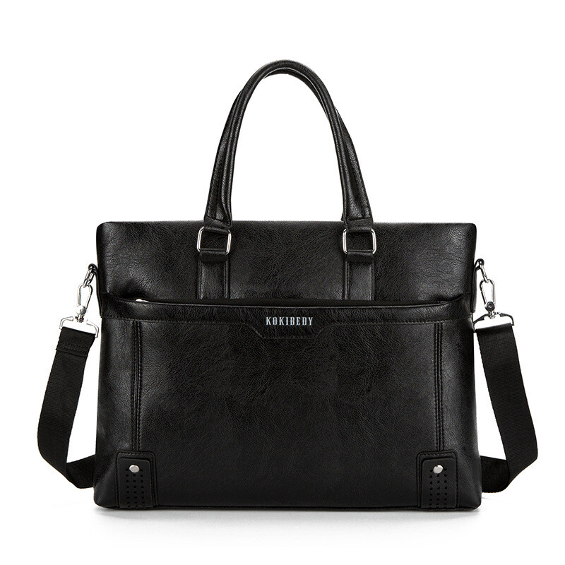 New Mens PU Leather Business Briefcase Bag Handbag Laptop Shoulder Bag